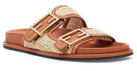 fendi buckle sandles|fendi sandals saks.